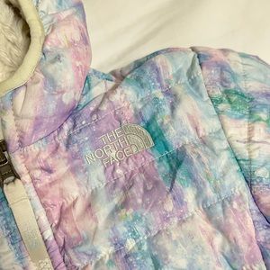 LIKE NEW Northface Mossbud Swirl Reversible Jacket Sz 3T